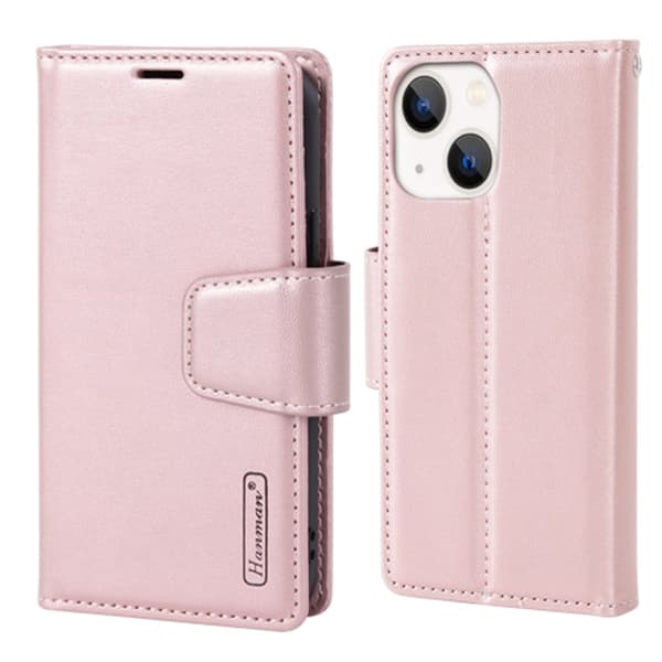 iPhone 13 - Lommebokdeksel (HANMAN) Blå