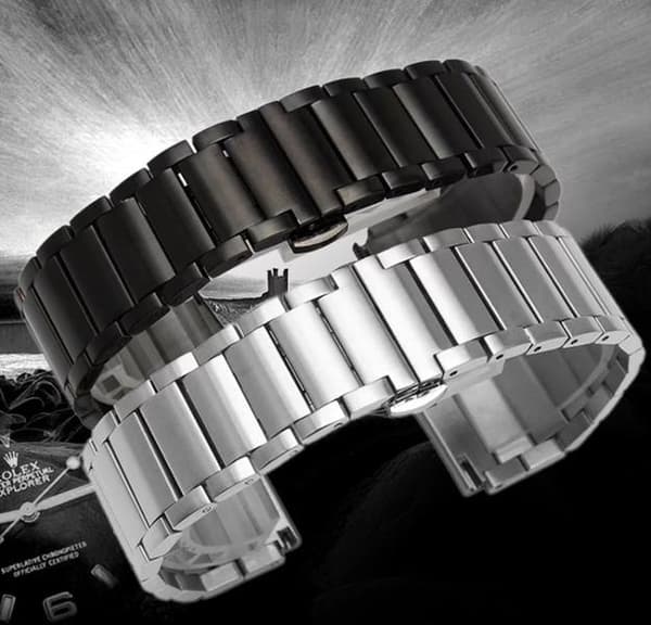 Stilren 18mm Klocklänk i ROSTFRITT STÅL Silver/Grå