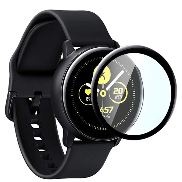 Mjukt Skärmskydd PET 40/44mm R820/R830 Galaxy Watch Active2 Svart