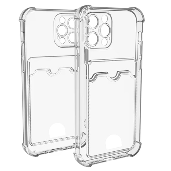 iPhone 16 Pro -  2-i-1 Fodral med Kortfack & Stötdämpning!