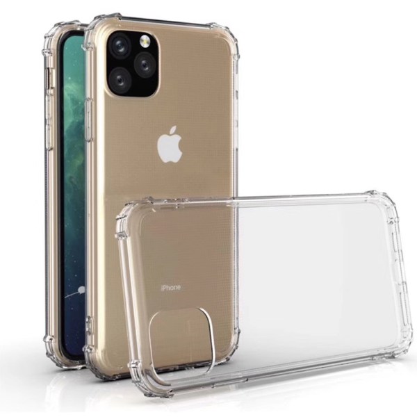 iPhone 11 - Stötdämpande Silikonskal med Skärmskydd Transparent
