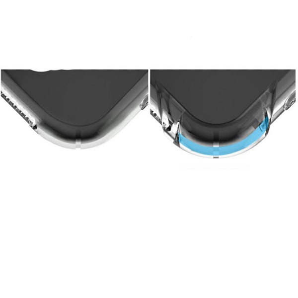 iPhone 11 - Støtdempende Silikondeksel med Tykke Hjørner Transparent