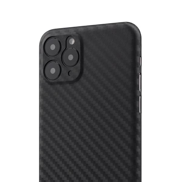 iPhone 11 Pro - Skyddsskal Karbon-Design Svart