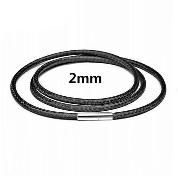 Tunt PU-Läder Halsband Brun
