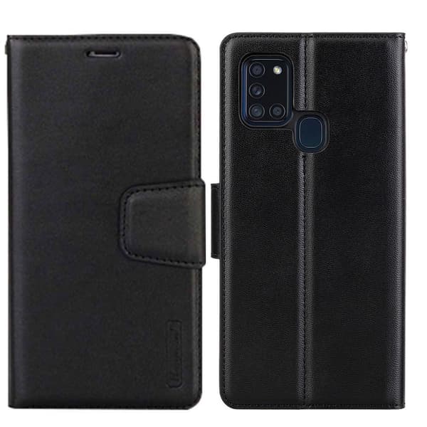 Samsung Galaxy A21S - HANMAN Wallet etui Rosaröd
