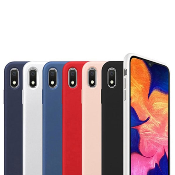 Samsung Galaxy A10 - NKOBEE Silikone Cover Röd