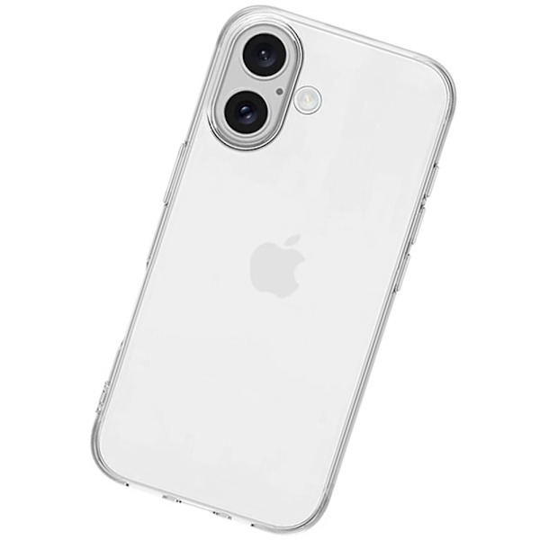 iPhone 16 Plus - Helt Nytt Stötdämpande Ultra-Tunt Silikonskal