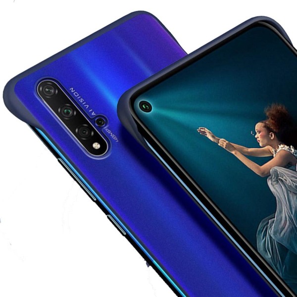 Huawei Nova 5T - Stilfuldt ultratyndt cover Mörkblå