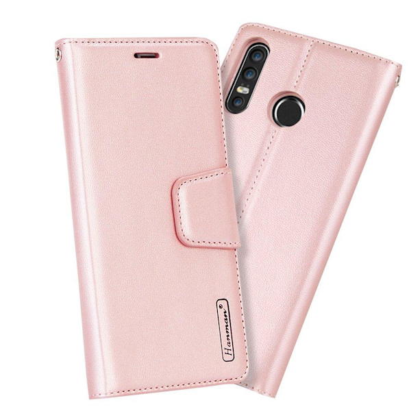 Huawei P30 Lite - Elegant Smart Plånboksfodral (HANMAN) Lila