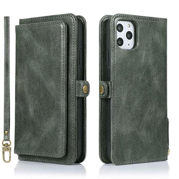 iPhone 11 Pro - Pung-etui med dobbelt funktion Mörkblå