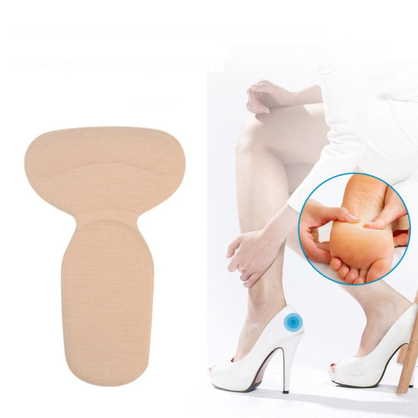 Häl Inlägg för Kvinnor - Mjuka Bekväma Beige