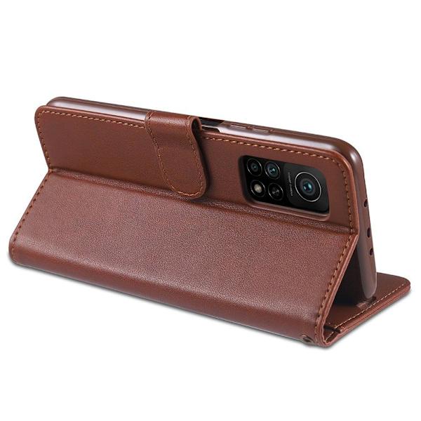 Xiaomi Mi 10T Pro - Plånboksfodral (AZNS) Röd