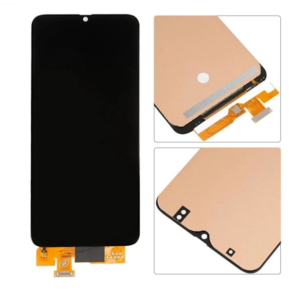 TFT LCD & Pekskärm Digitizer AAA+++ Galaxy A50 Black