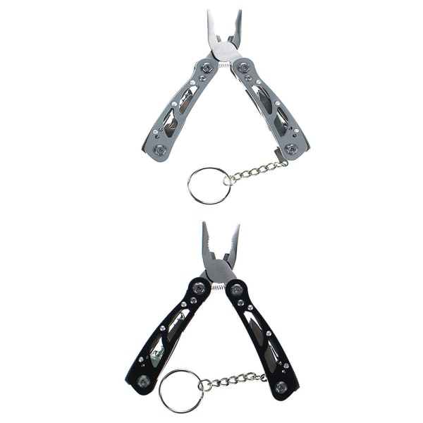 9 i 1 Multifunktionell Verktygs Set / Fickkniv Silver