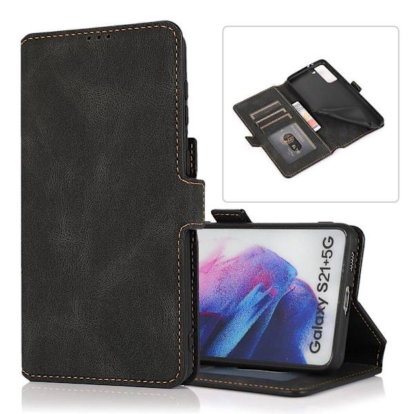 Samsung Galaxy S21 Plus - Plånboksfodral Mörkgrön
