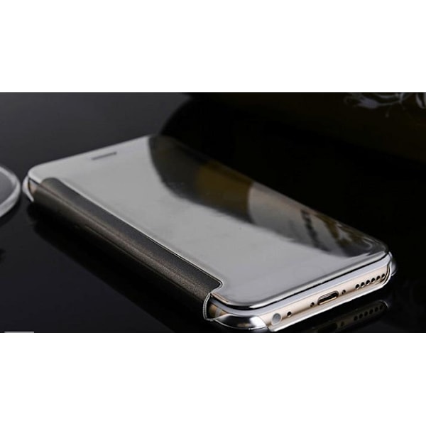 iPhone 6/6S - LEMAN Stilrent Clear View-fodral (ORIGINAL) Petrol