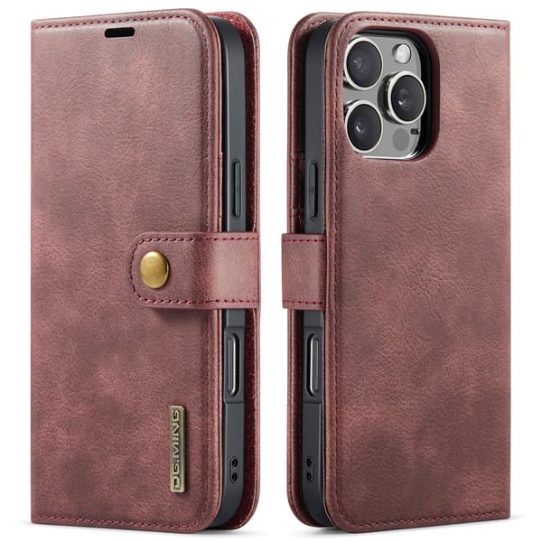 iPhone 14 Pro Premium Läderfodral - Stilrent & Flexibelt Svart
