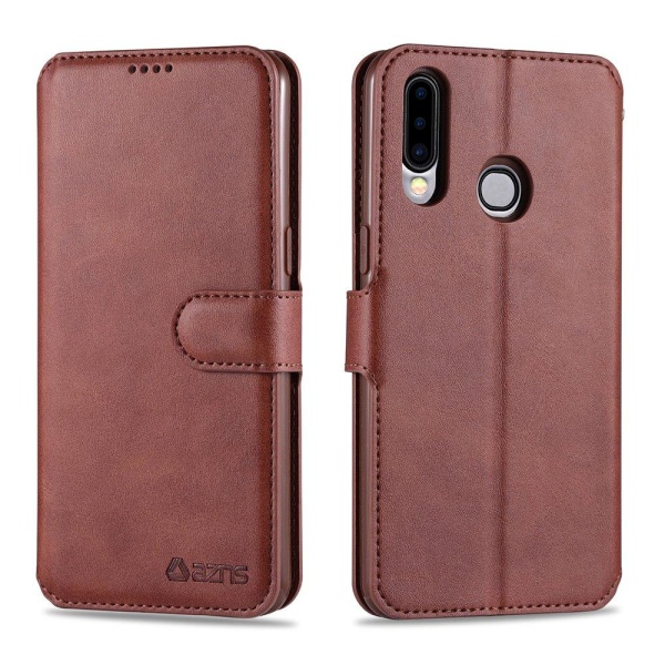 Samsung Galaxy A20S - Yazunshi Plånboksfodral Brun