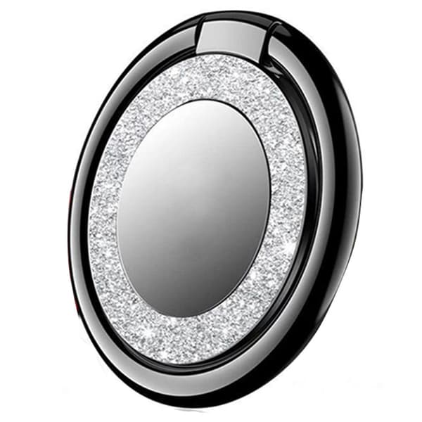 Eksklusiv Glitter diamantringholder Röd