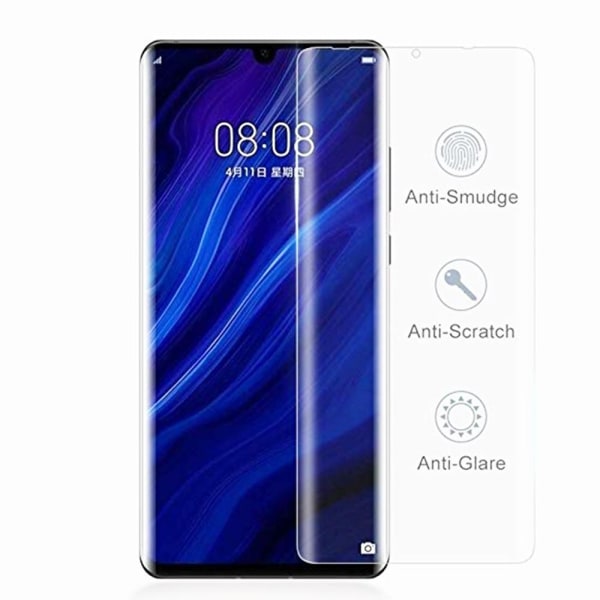 P30 Pro Sk�rmskydd 9H Nano-Soft Screen-Fit HD-Clear Transparent/Genomskinlig