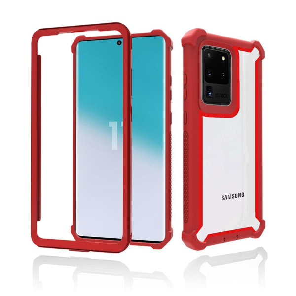 Samsung Galaxy S20 Ultra - Kraftfuldt beskyttelsescover PinkGold Svart/Rosé