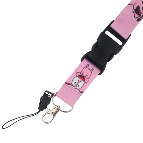 Slittåligt COURAGE Nyckelband Rosa