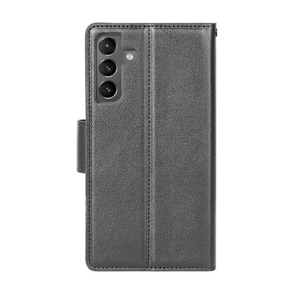 Samsung Galaxy S24 FE - Elegant HANMAN Plånboksfodral Grön