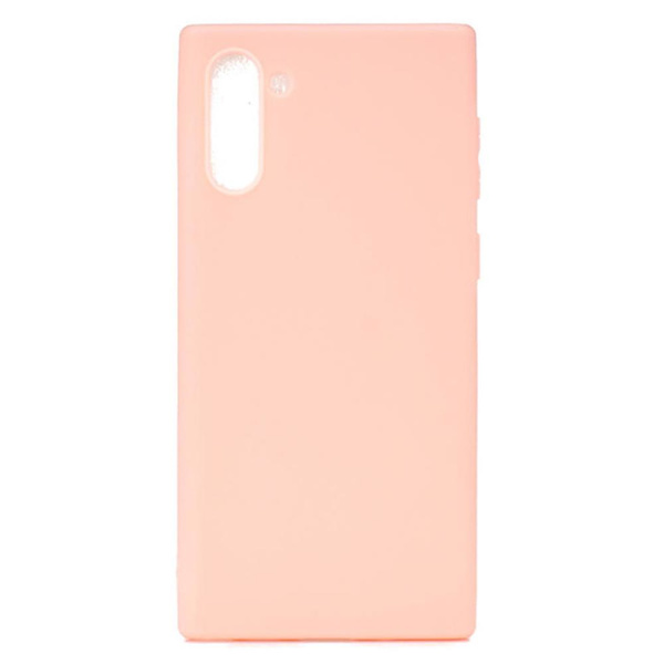 Samsung Galaxy Note10 - Stötdämpande Matt Silikonskal Nkobee Ljusrosa Ljusrosa
