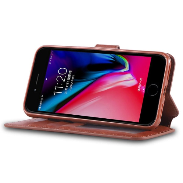 iPhone 6/6S - Effektfullt Yazunshi Plånboksfodral Röd