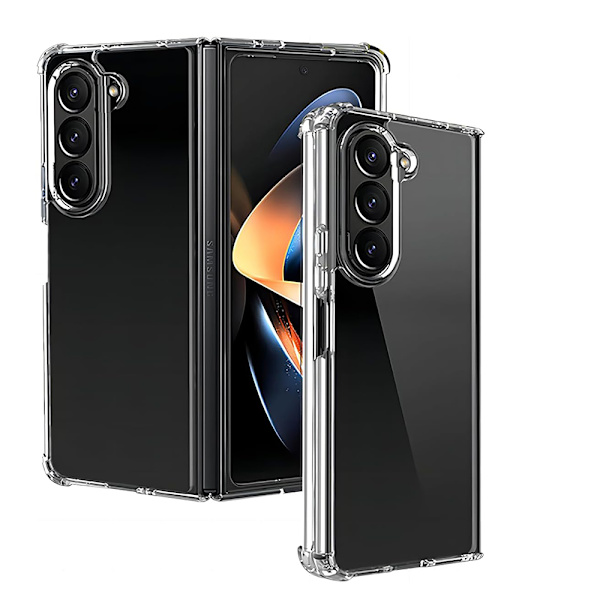 Samsung Galaxy Z Fold 6 - Hybridskal med Stötdämpande Hörn Transparent