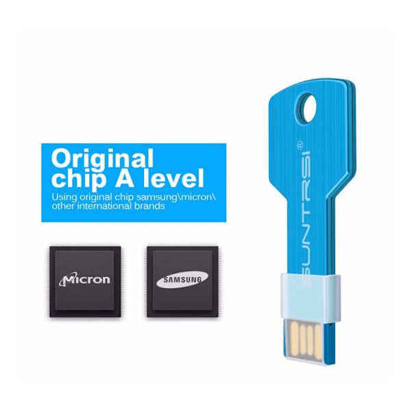 USB 2.0 minne flash (Metall) 16GB Grön