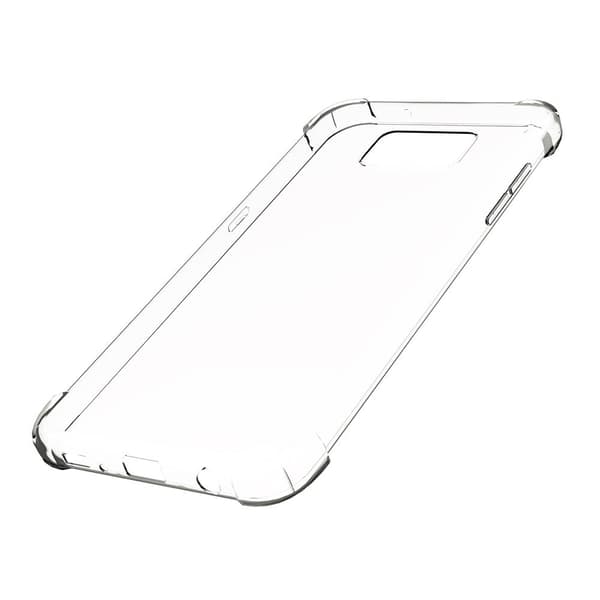 GALAXY S7 EDGE - Effektfullt Silikonskal extra tjocka hörn Genomskinlig