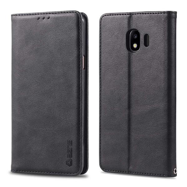 Samsung Galaxy J4 - Effektfullt Smart Plånboksfodral Svart