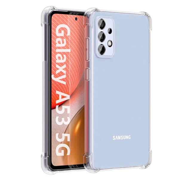 Samsung Galaxy A53 5G - Floveme Cover Blå/Rosa