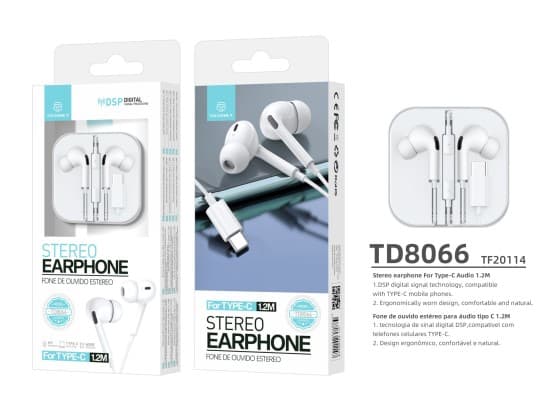 Ljud med Kvalitét - In-ear hörlurar, Typ-C