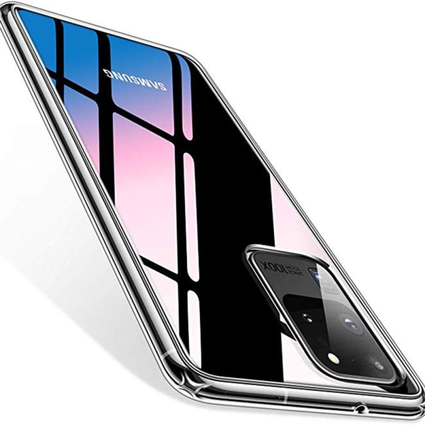 Samsung Galaxy S20 Ultra - Tyndt silikone etui Transparent Transparent/Genomskinlig