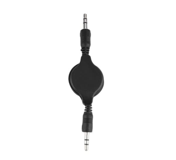 AUX-förlängningskabel 3,5mm (Ljudkabel) Svart Svart