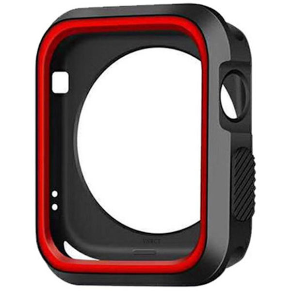 iWatch 4/5 - Stilrent Skyddande TPU Skal Svart/Röd 40mm