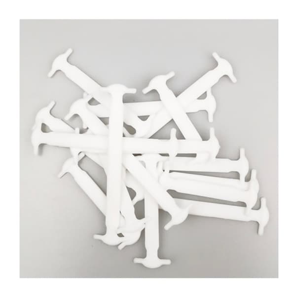 Slittålig Silikon Skosnören Grön 12-Pack