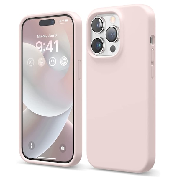 iPhone 14 Pro Max - Stilsäkert Skyddande Floveme Skal Mörkblå