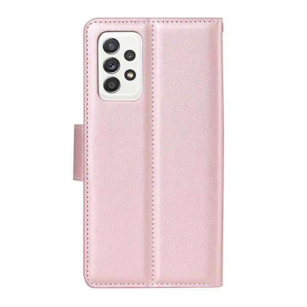 Samsung Galaxy A72 - HANMAN lommebokdeksel Rosaröd