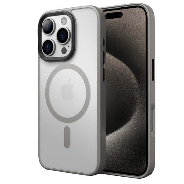 iPhone 16 Pro Max Skal - Perfekt Passform med Flera Färgval Vinröd