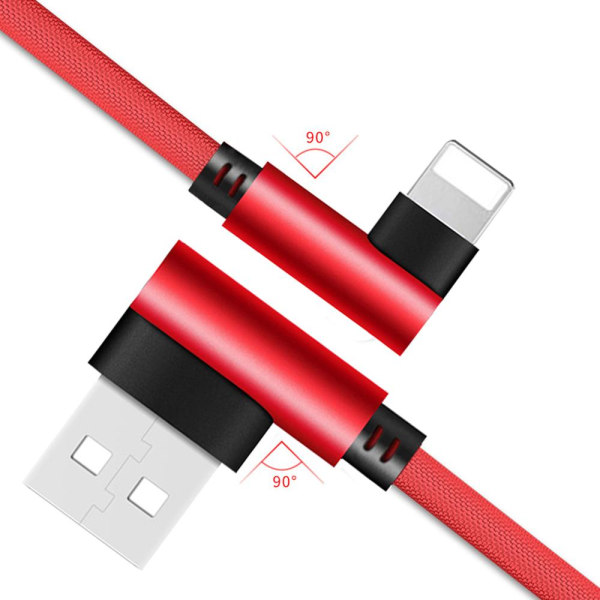 Lightning Snabbladdnings Kabel Svart 2 Meter