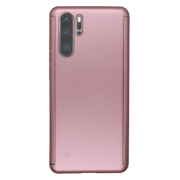 Huawei P30 Pro - Skyddande Stilrent FLOVEME 360 Fodral Roséguld