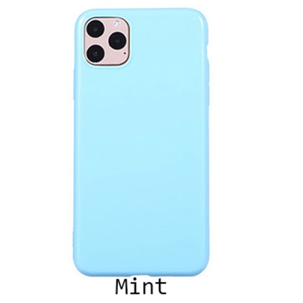 iPhone 11 Pro Max - Ultratyndt beskyttende Candy Silikone Cover Mörklila