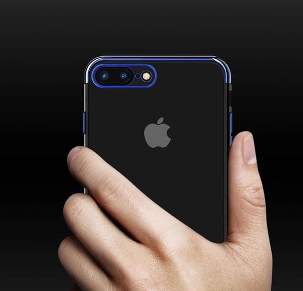 iPhone 8 PLUS - Smart Elegant Stilren Silikonskal från FLOVEM Guld