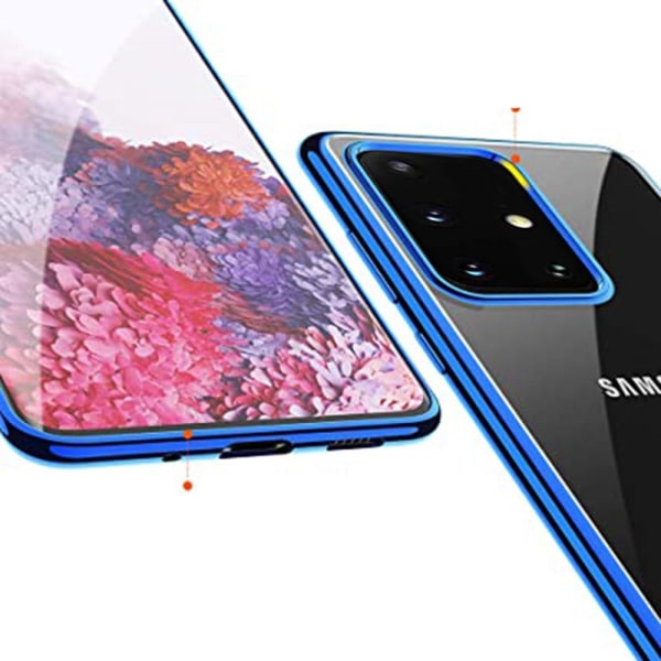 Samsung Galaxy A71 - Silikonetui FLOVEME Blå