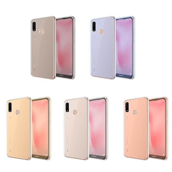 Huawei P40 Lite E - Dubbelsidigt Silikonskal Svart