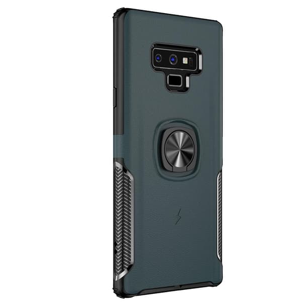 Smart Skal med Ringhållare från LEMAN - Samsung Galaxy Note 9 Guld
