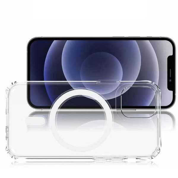 iPhone 12 Pro - FLOVEME Silikonecover Genomskinlig
